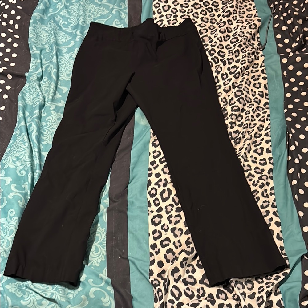 George Black Boot Cut Pants Classic Fit